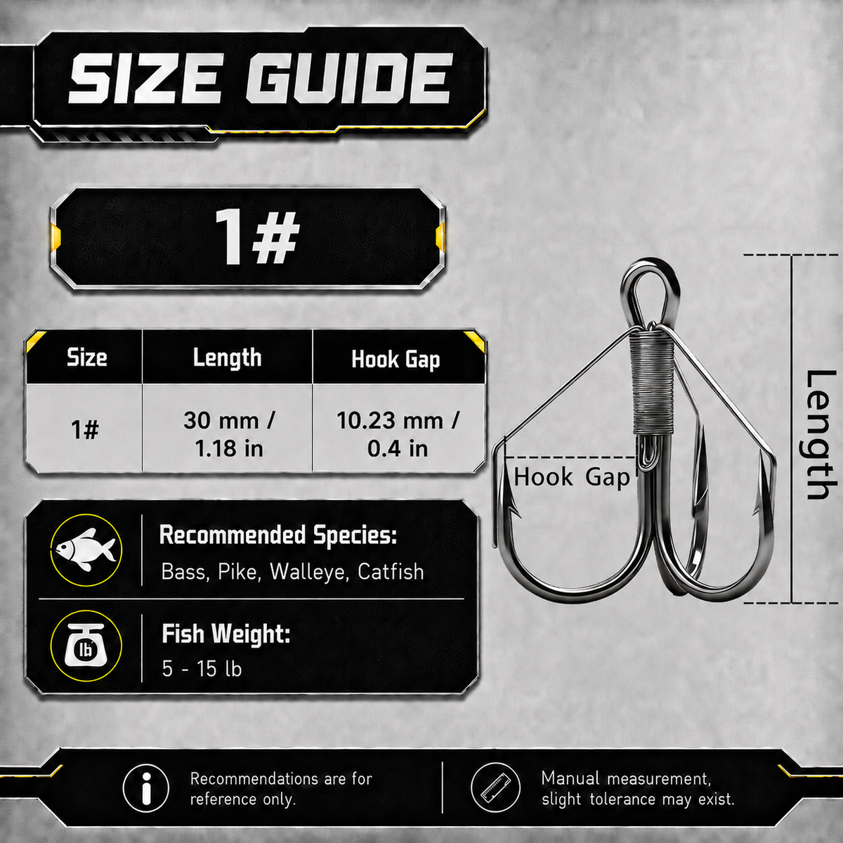 9KM Weedless Treble Hook 8pcs-24pcs Replacement Hooks for Baits Triple Hook with Weedless Wire Guard