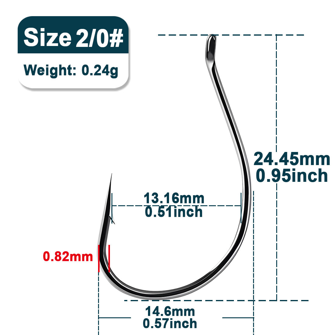 Drop Shot Hooks Barbed Hook