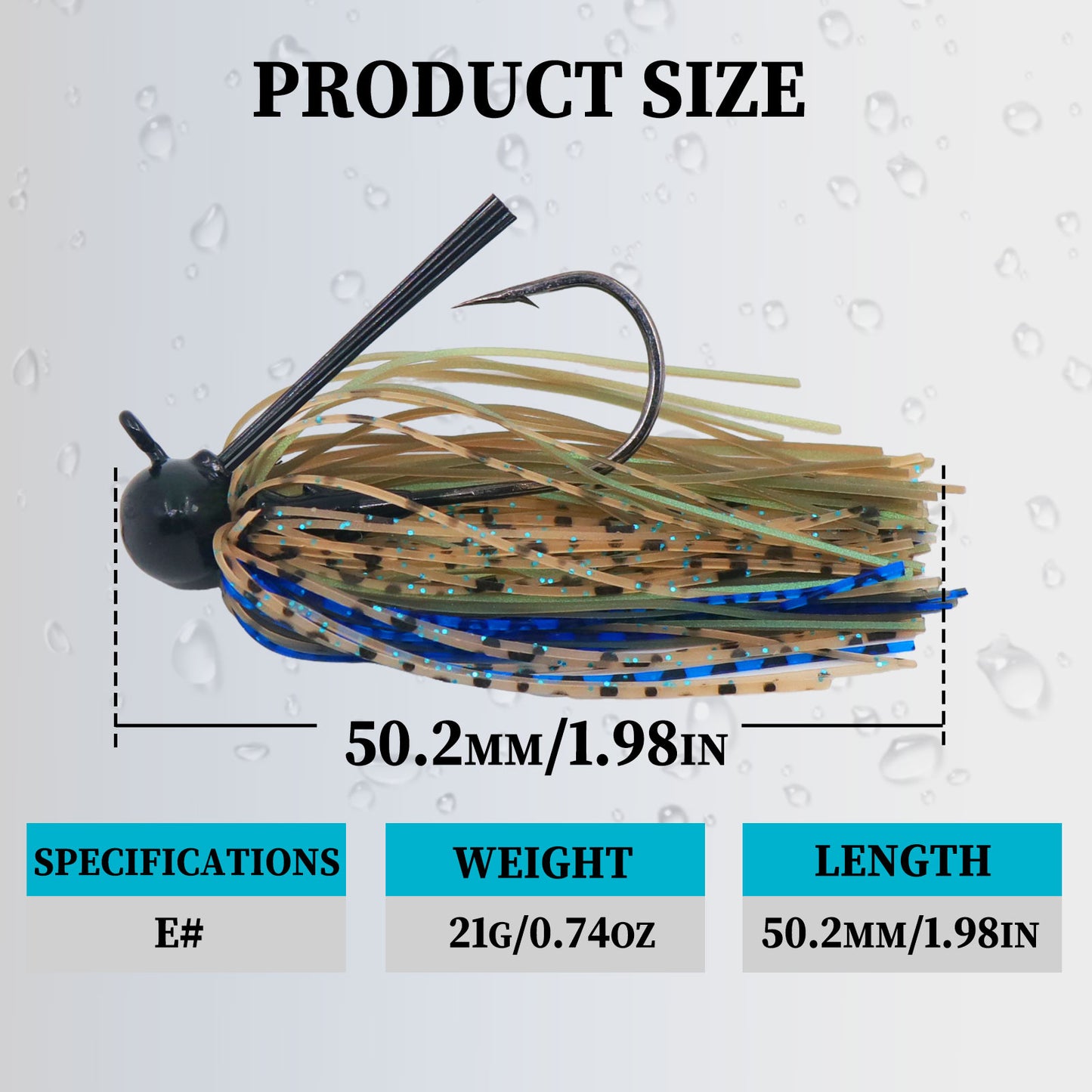 Chatterbaits Rubber Jig Lure PVC Blades Swimbait Jig