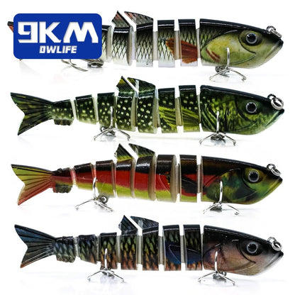 Multi Jointed Swimbait 22g Fishing Lures for Bass Trout Topwater Lures – 9km-dwlife
