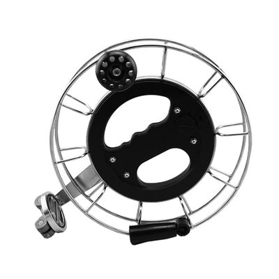 Metal Stainless Steel Kite Reel with Brake, 11.2 Dia, Safety Lock &  Bearing Line Connectors - Smooth Rotation Omnibearing Guide. Waterproof and