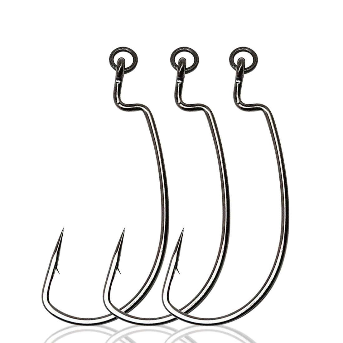 25PCS Ewg Fishing Hooks with Ring 