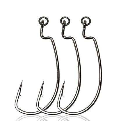 25PCS Ewg Fishing Hooks with Ring 
