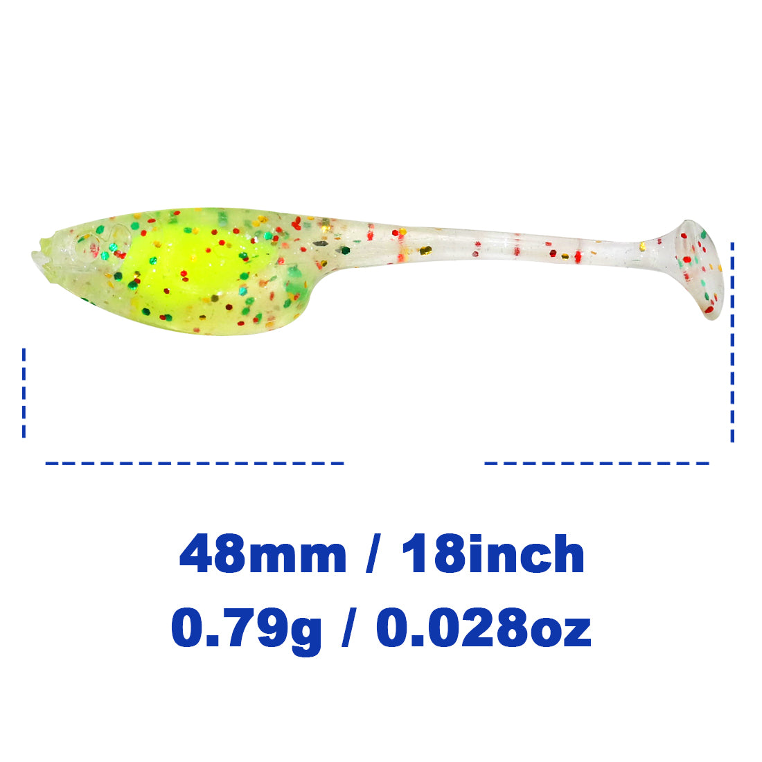 Swimbaits Lure 4.8cm Soft Plastic Lure Tail