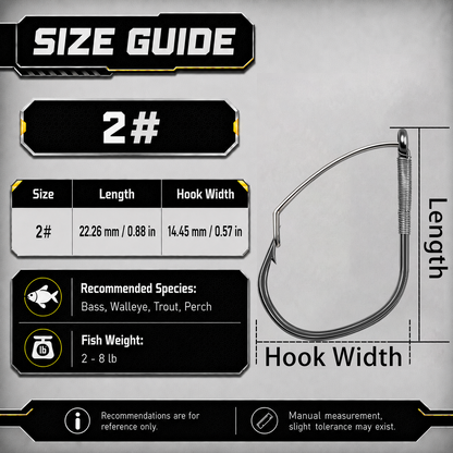9KM Weedless Wacky Rig Hook 50-200pcs V-Bend Worm Hook with Wire Guard for Bass Fishing Neko Wacky Texas Rig