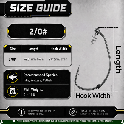 9KM Weedless Swimbait Hook 25pcs Extra Wide Gap Swimbait Hook with Bait Stopper Beads