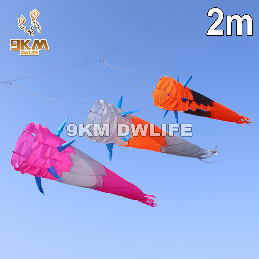2m Shaped Line Laundry Kite Spinning Windsock Turbine