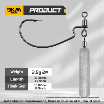 Jika Rig EWG Worm Hook
