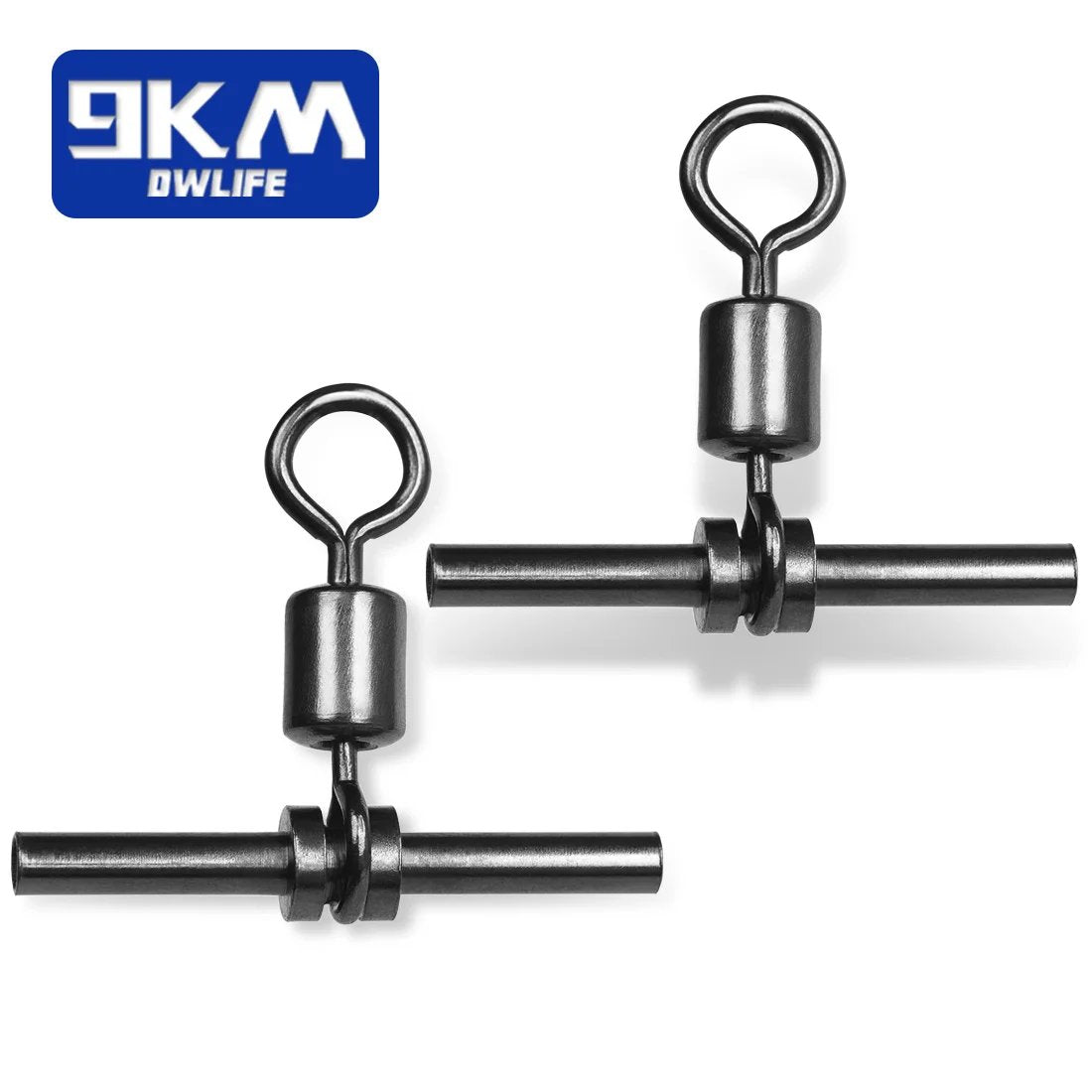Lot 50 Émerillons De Sécurité Inox Pêche | Snaps Rapides Pour Brochet, Perche, Bar | Changement Appâts Instantané | Tailles Multiples | Anti-Torsion & Solide