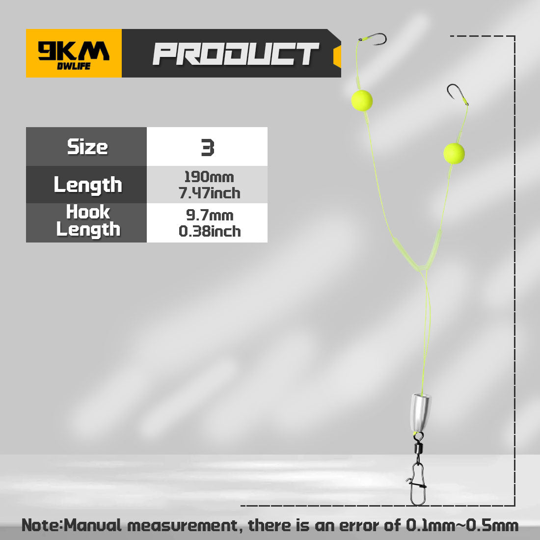 Fishing Double Reverse Hook Fishing Rig