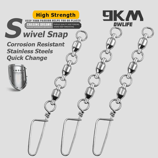 3 Joint Ball Bearing Swivel Snap 5pcs