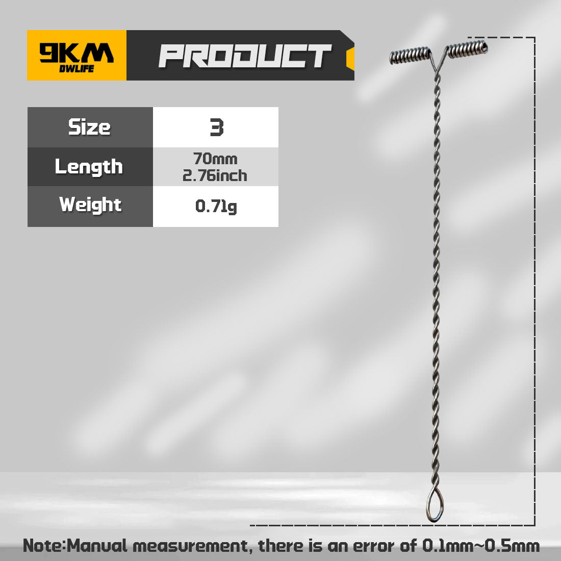 Fishing Balance Connector 50pcs T-Shape Fishing Wire Arm Anti-Tangle