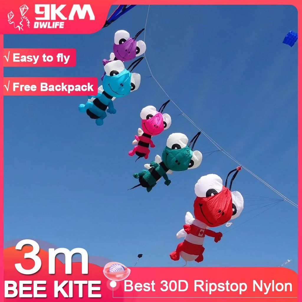 3m Bee Kite Line Laundry Kite Soft Inflatable