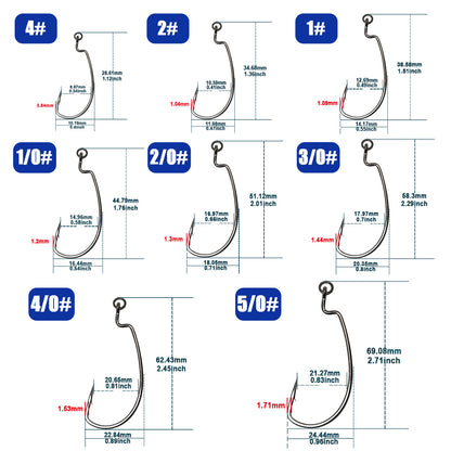 Ewg Fishing Hooks with Ring