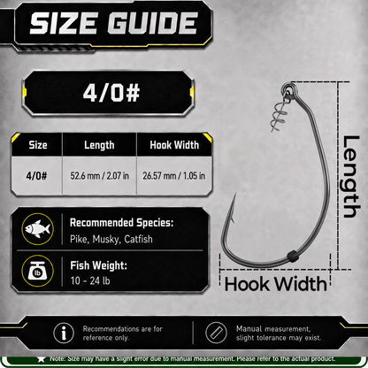 9KM Weedless Swimbait Hook 25pcs Extra Wide Gap Swimbait Hook with Bait Stopper Beads