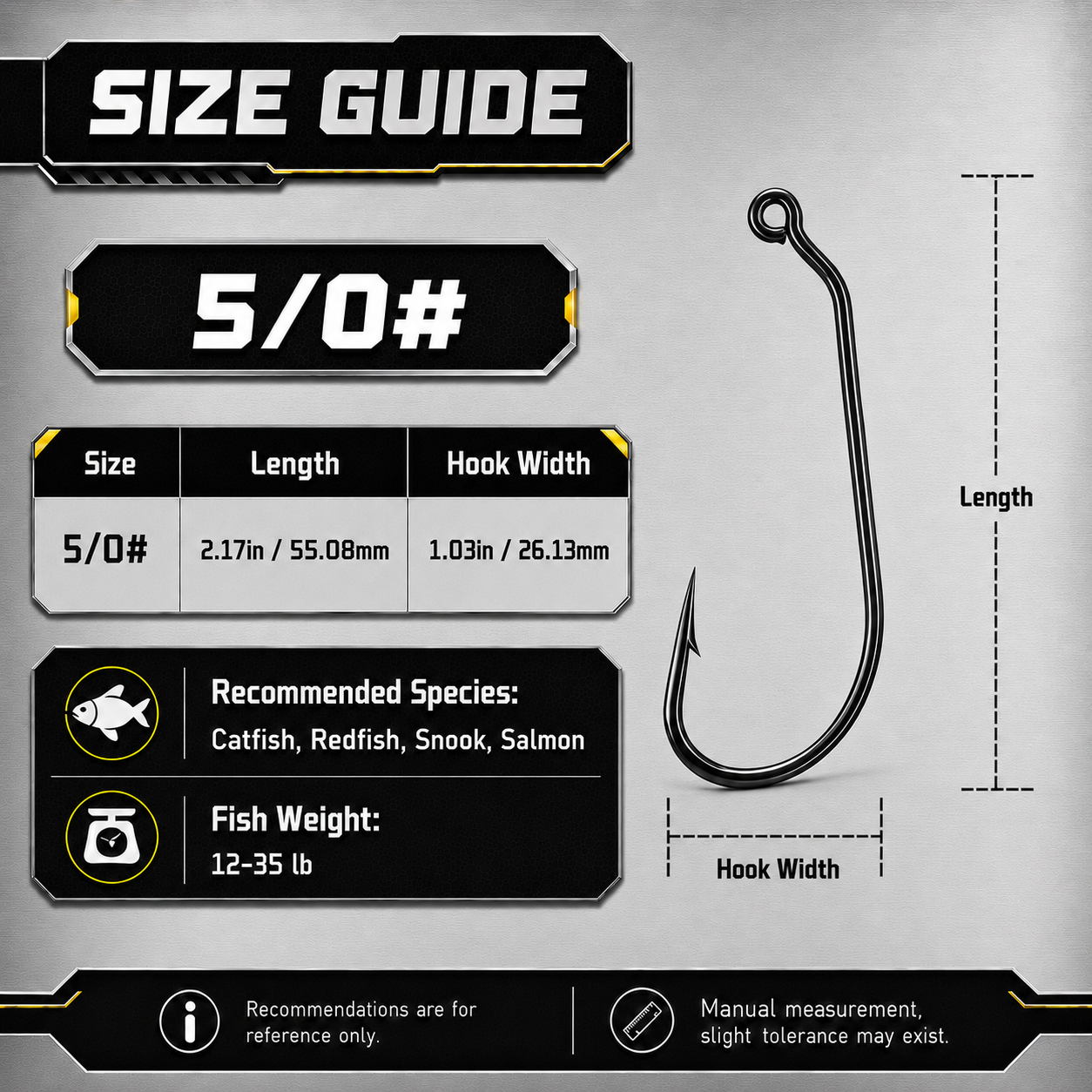 Heavy Duty Worm Hook 25-100pcs EWG Hook for Bass Fishing Soft Worm Plastic Lure Hook