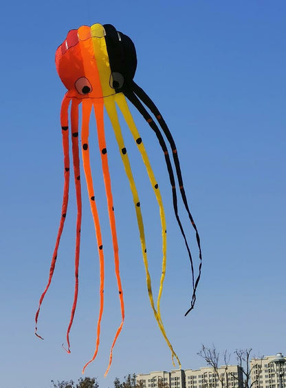 9KM 8m 13color Big Octopus Kite