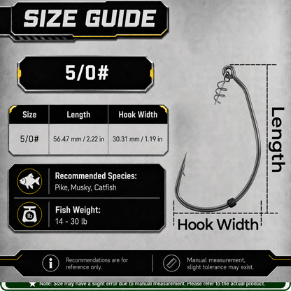9KM Weedless Swimbait Hook 25pcs Extra Wide Gap Swimbait Hook with Bait Stopper Beads