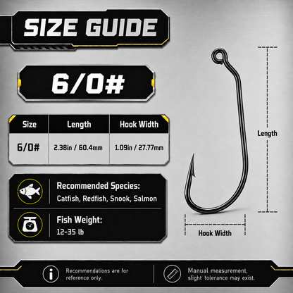 Heavy Duty Worm Hook 25-100pcs EWG Hook for Bass Fishing Soft Worm Plastic Lure Hook