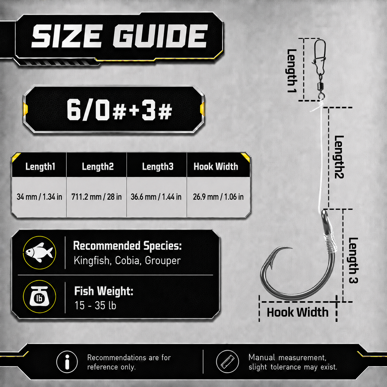9KM Pre-Tied Inline Circle Hook 5-10pcs 4X Strong Non-Offset Fishing Hook with Leader Line for Surf Rig Saltwater