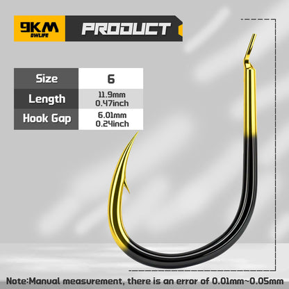 Black Gold Carp Hook Saltwater Circle Hook