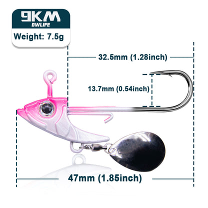 Fishing Swimbait Jig Head Hook Triangle Jig Head