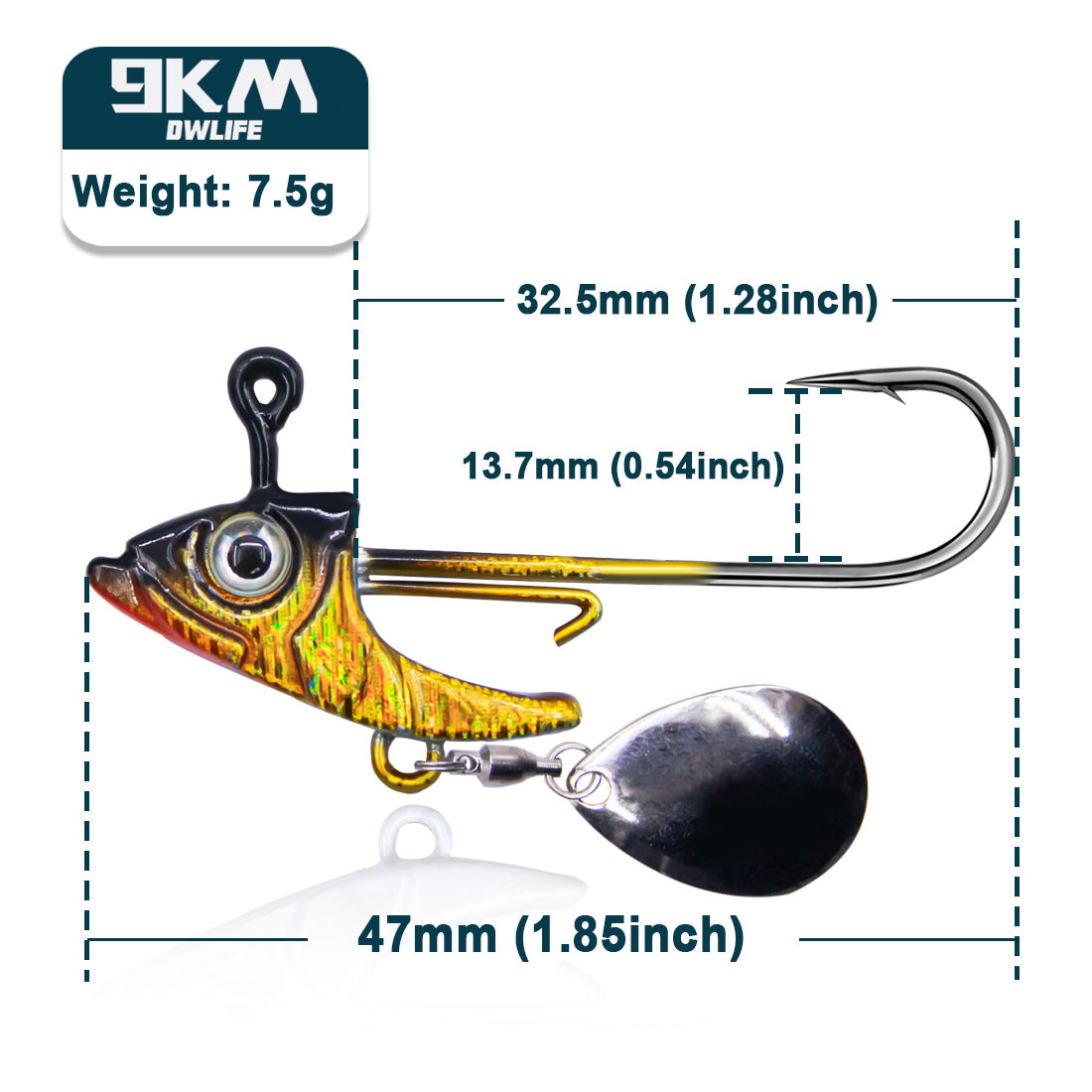 Fishing Swimbait Jig Head Hook Triangle Jig Head