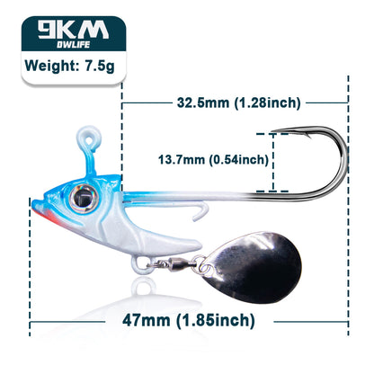 Fishing Swimbait Jig Head Hook Triangle Jig Head