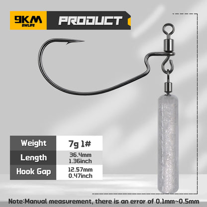 Jika Rig EWG Worm Hook