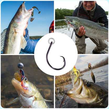 Circle Hooks Fishing with Ringed Eye