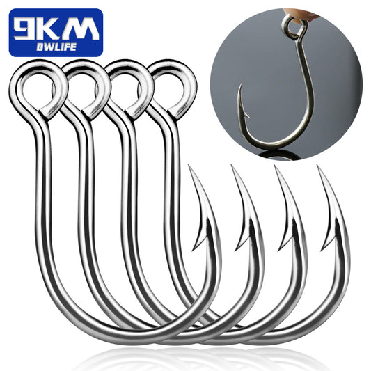 9KM Fishing Hooks 25Pcs Jig Hook Inline Carp Fishing Jigging Hook