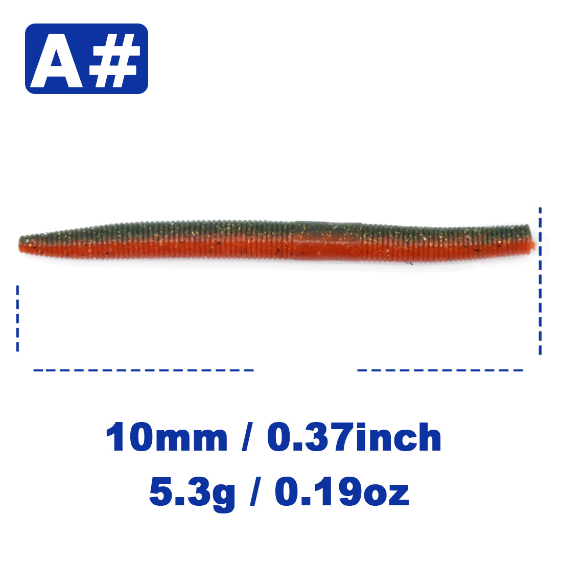 Soft Fishing Worm Lures for Bass Plastic Worm Stick Baits