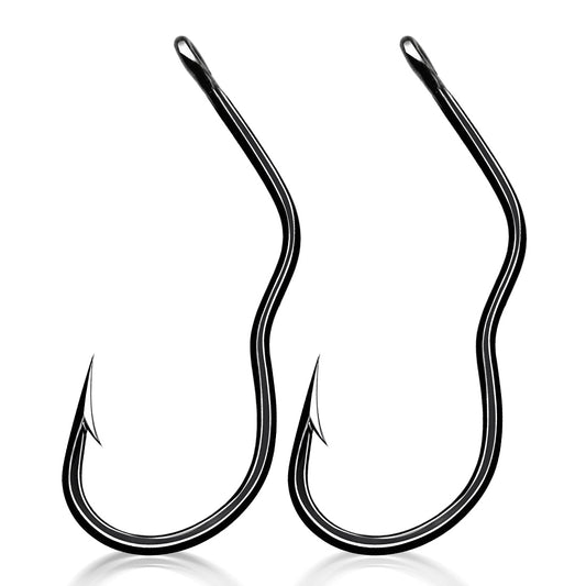 Automatic Flip Fishing Hook With Eye Sharp Barbed