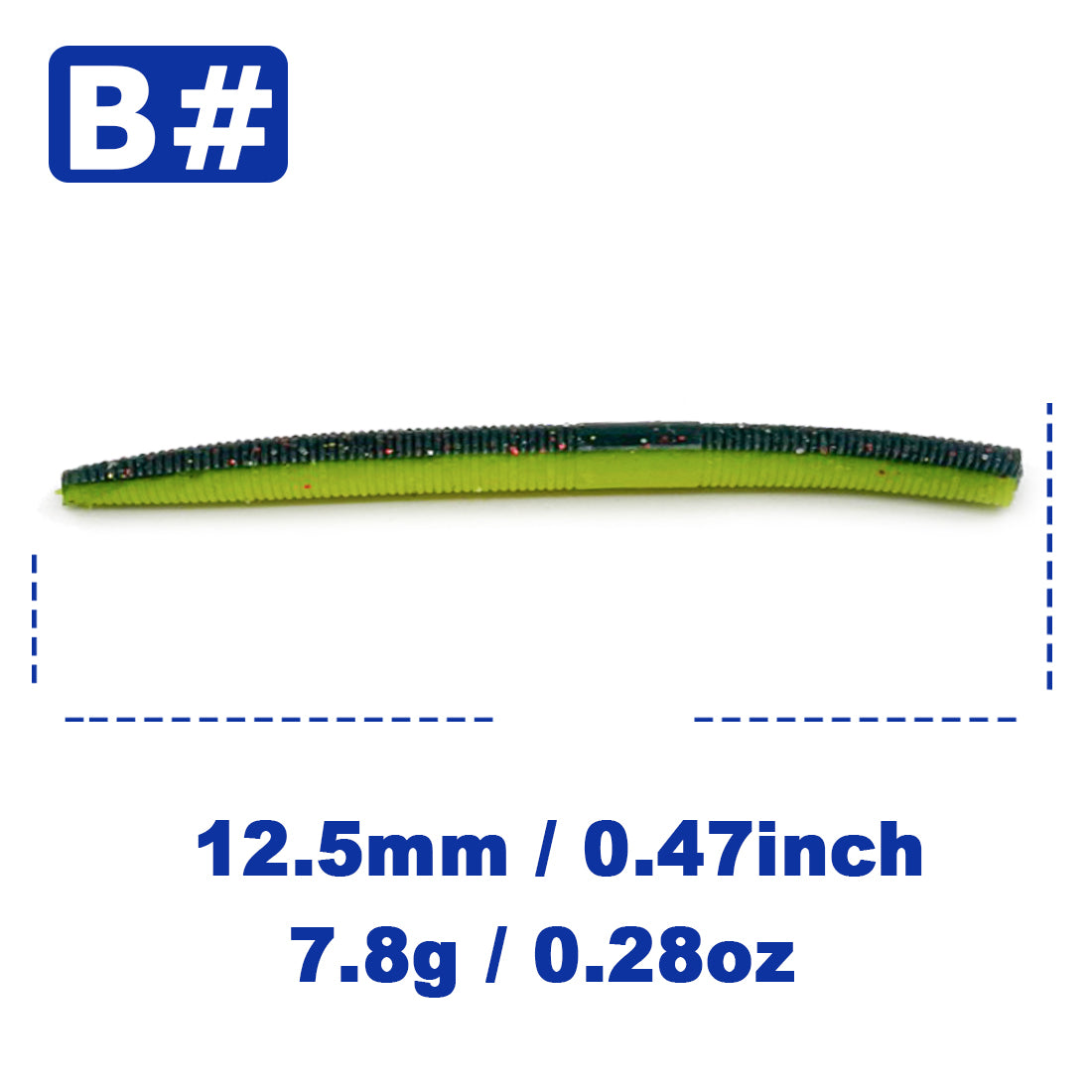 Soft Fishing Worm Lures for Bass Plastic Worm Stick Baits