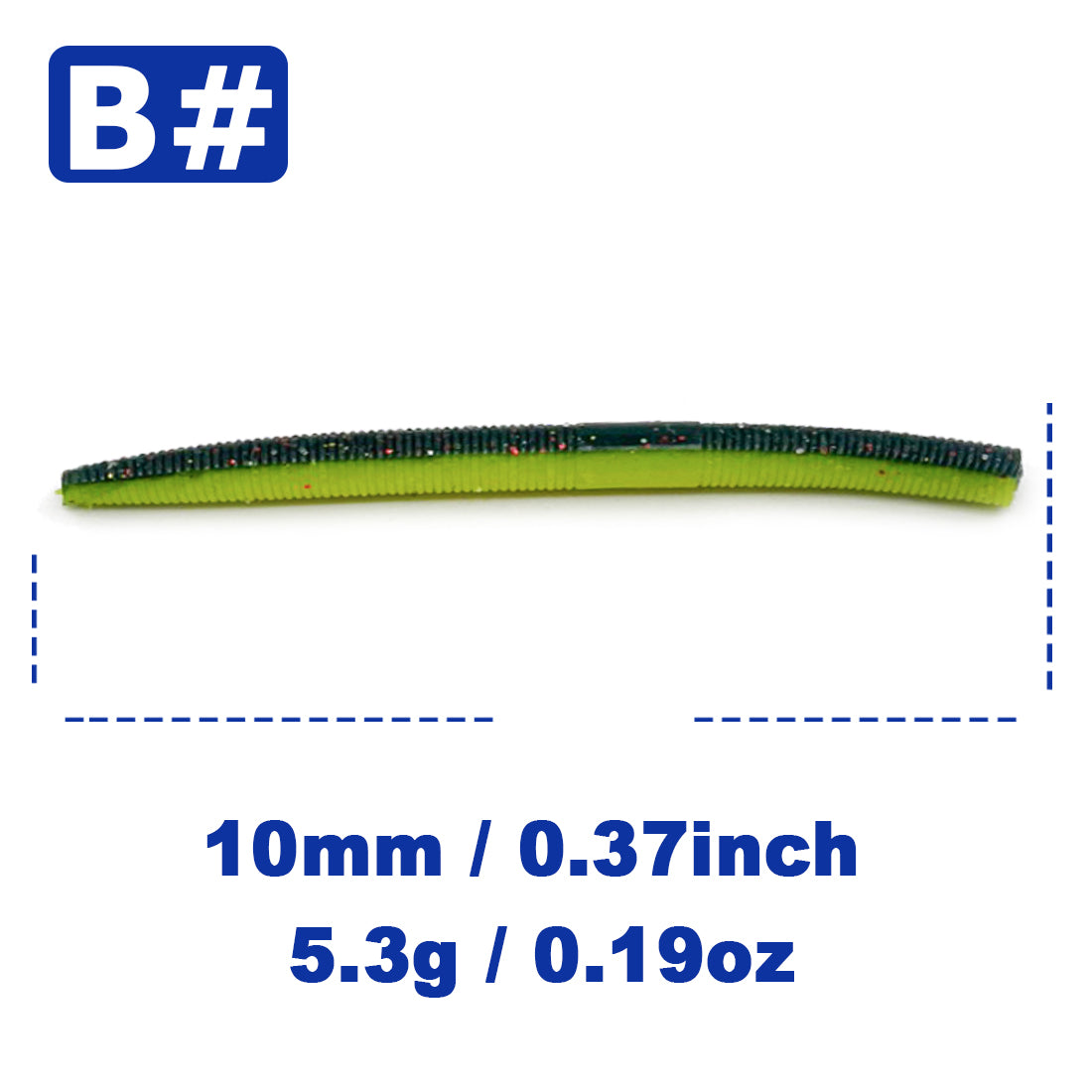 Soft Fishing Worm Lures for Bass Plastic Worm Stick Baits