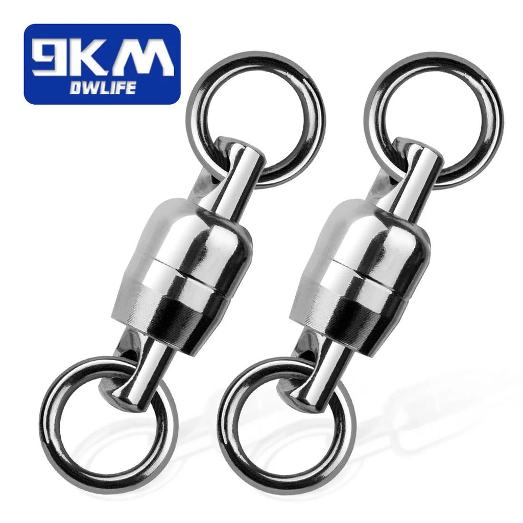 Ball Bearing Swivel 10~30Pcs Stainless Steel Solid Rings