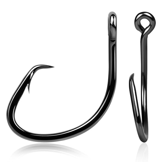 Circle Hooks Offset 3X Strong Wide Gap 