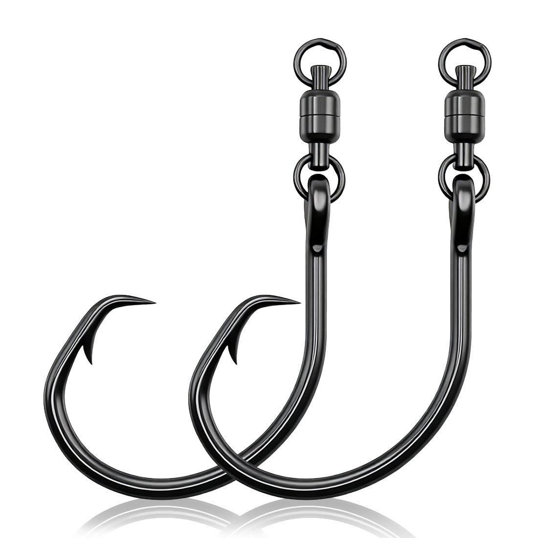  Circle Hooks with Swivels