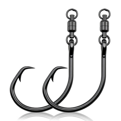  Circle Hooks with Swivels
