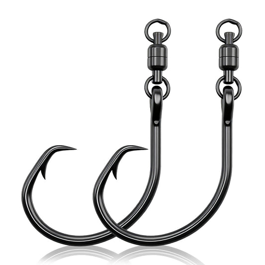  Circle Hooks with Swivels