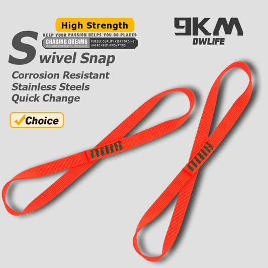 Climbing Sling 1-3pcs 16mm Nylon Webbing 22kN