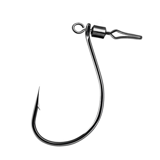 Drop Shot Hooks Swivels for Bass Fishing, Texas Rig Hooks Worm Hook 