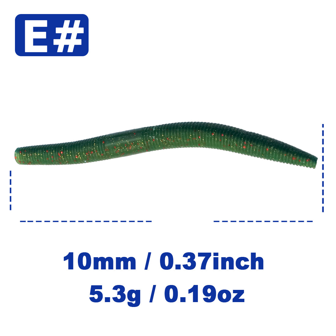 Soft Fishing Worm Lures for Bass Plastic Worm Stick Baits