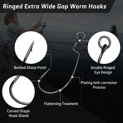 Ewg Fishing Hooks with Ring 