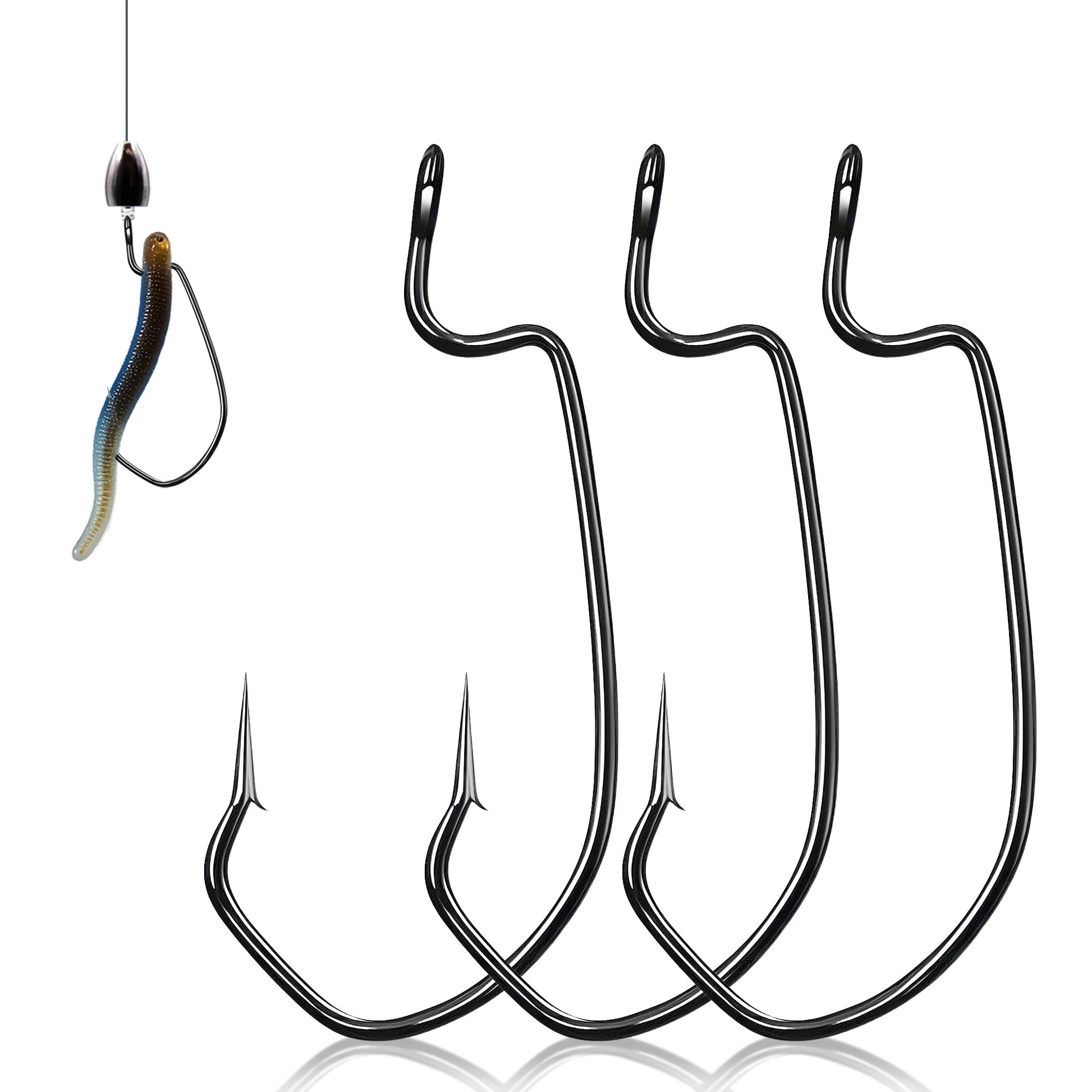 Ewg Hooks Wide Gap Worm Bass Hook 
