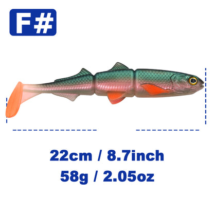 Fishing Lures Saltwater Soft Plastics Trout Jig Swimbaits Walking Bait Silicone