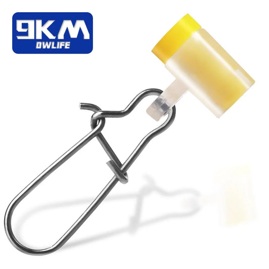 Fishing Line Sinker Slides 25~100Pcs Fishing Snaps Stainless 