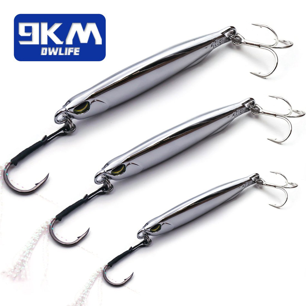 Fishing Lures Bass Saltwater Fishing Gear Trout Lures Fishing Tackle Tuna Snapper King Grouper Freshwater Metal Fishing Jigs