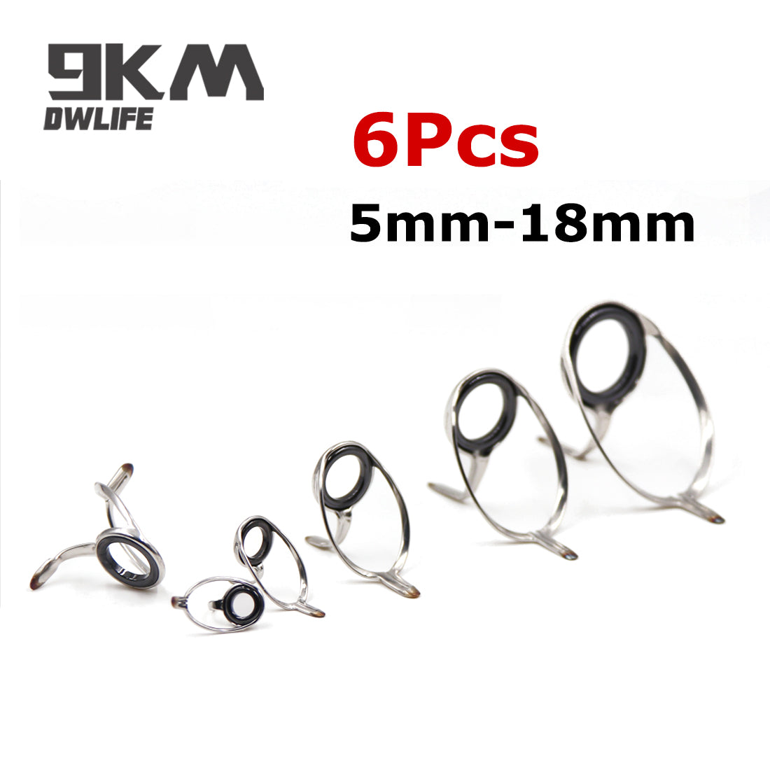 Guid Rings Fishing Rod Fishing Rod Guides Line Ring Stainless Steel – 9km-dwlife
