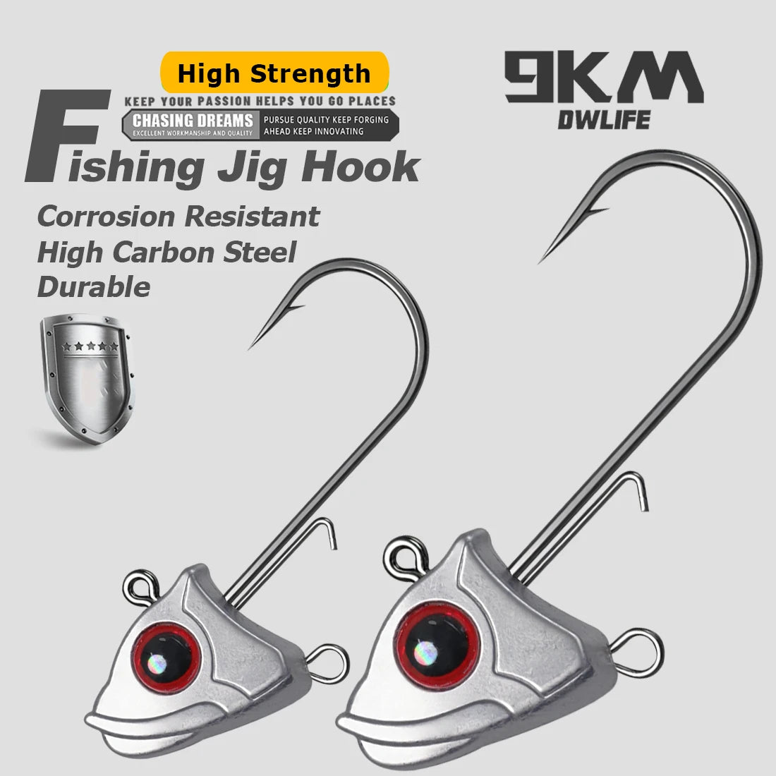 Fishing Jig Head Hook 15pcs
